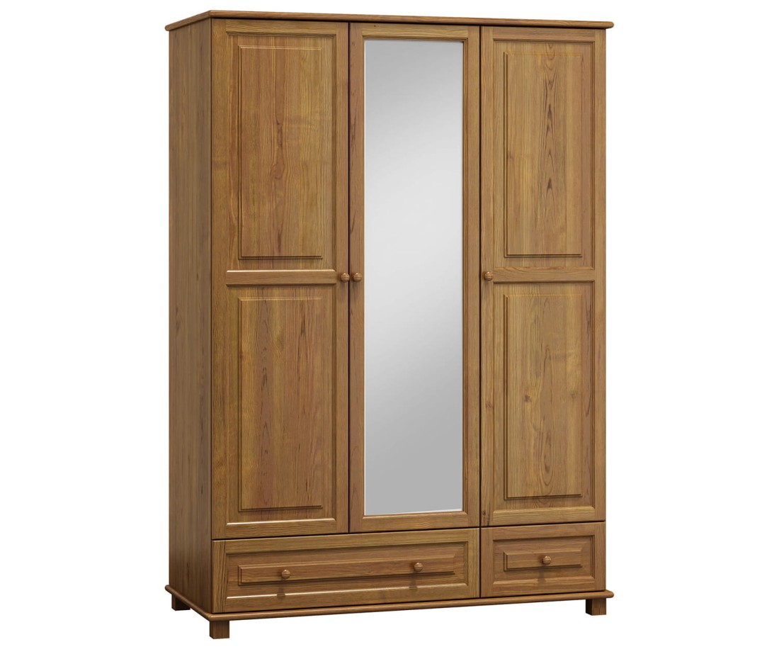 Szekrény 3Dc5, 120 széles, tölgy