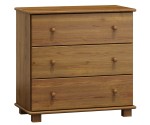 Fenyő komód 3s mélység 47 cm tölgy