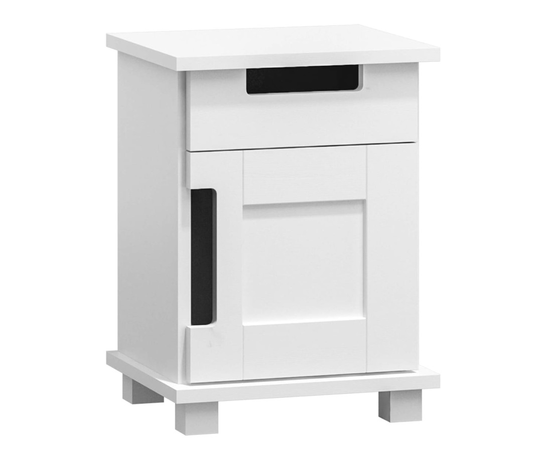 Éjjeliszekrény 5.sz. fehér Modern