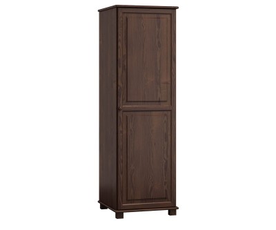 Szekrény 1Dc3 polcos 60, dió