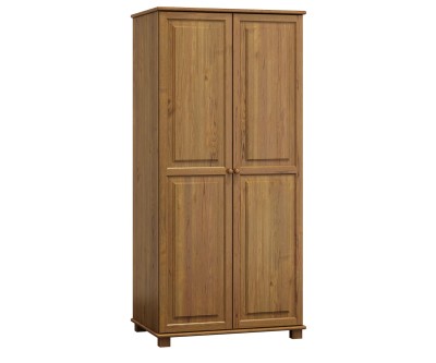 Szekrény 2Dc2 90 széles akasztós/polcos tölgy