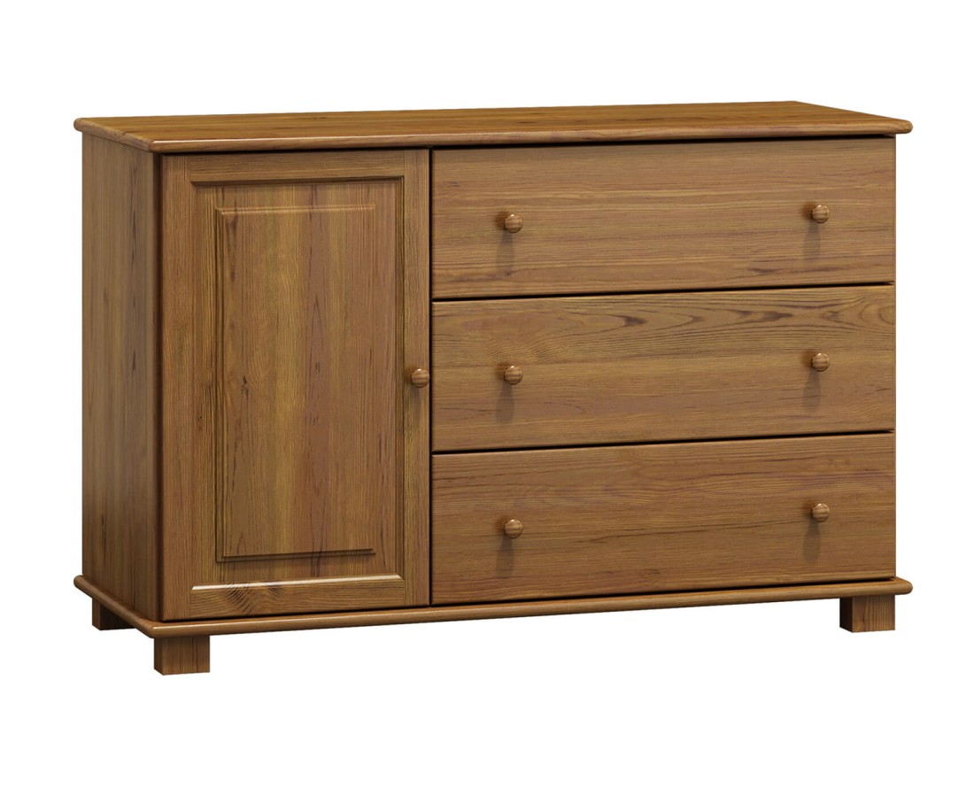 Komód c35, 42 mély, tölgy