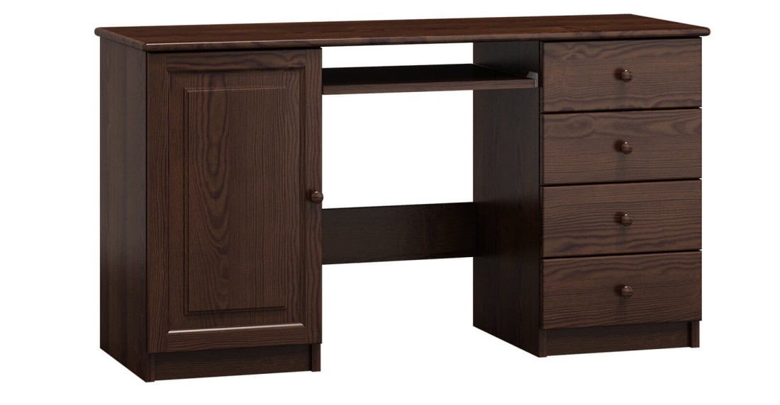 Sírius íróasztal, mélység 55, dió