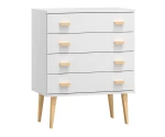 Fenyő komód no.1 szélessége 79 cm 4s Venuci fehér