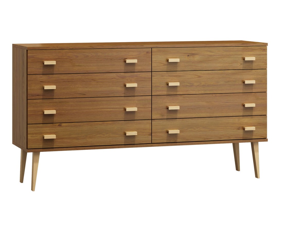 Fenyő komód no.2 szélessége 135 cm 4s Venuci tölgy