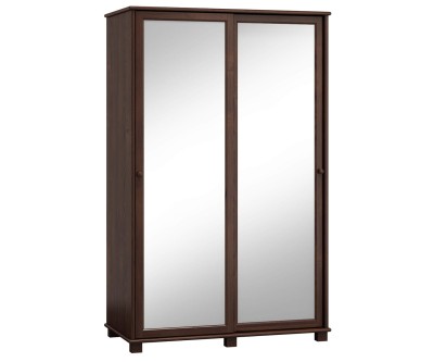 Szekrény 2Dc7, 133 széles akasztó/polcok dió