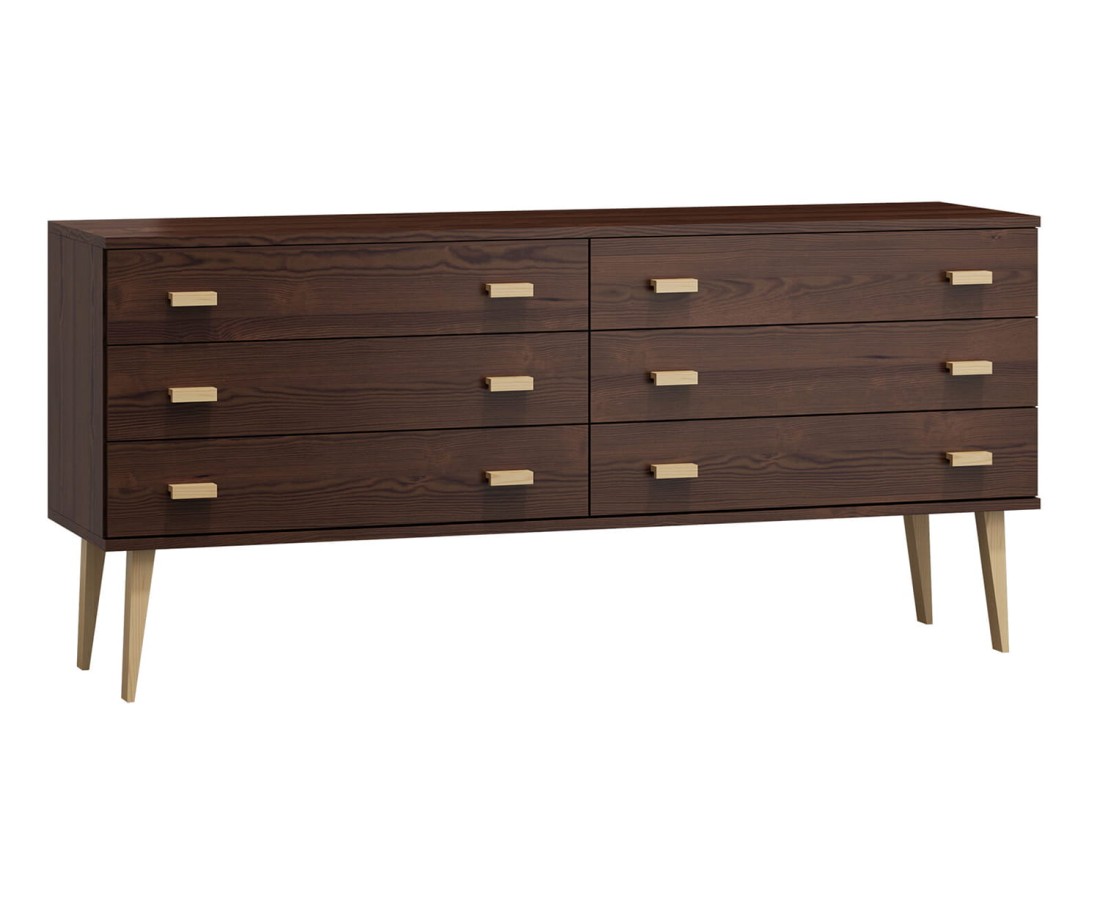 Fenyő komód no.2 szélessége 175 cm 3s Venuci dió