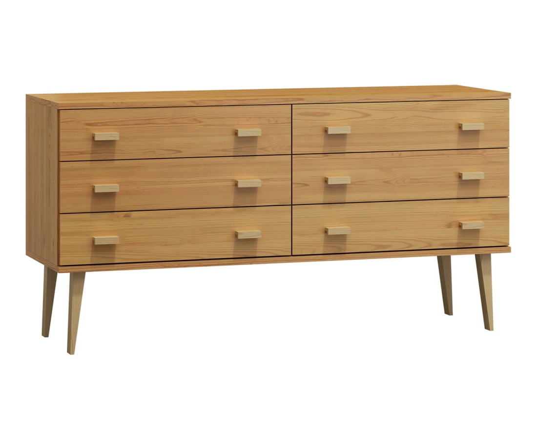 Fenyő komód no.2 szélessége 117 cm 3s Venuci éger