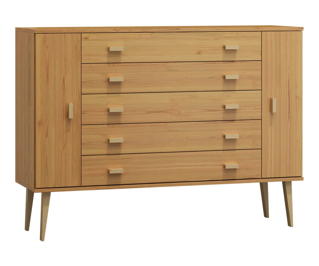 Fenyő komód no.3 szélessége 175 cm 5s Venuci éger