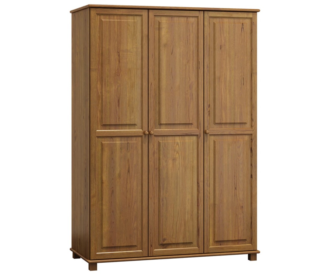 Szekrény 3Dc2, 133 széles, tölgy