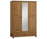 Szekrény 3Dc5, 120 széles, tölgy