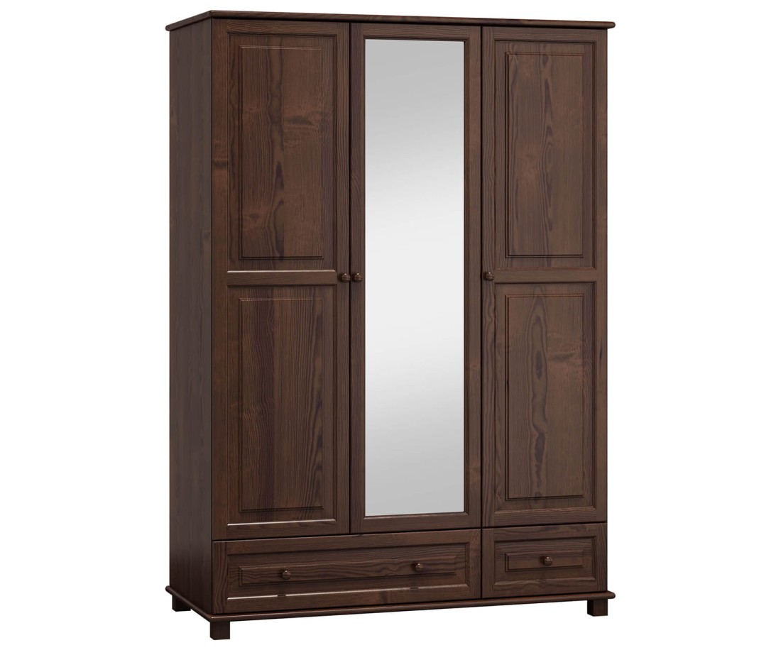 Szekrény 3Dc5, 120 széles, dió