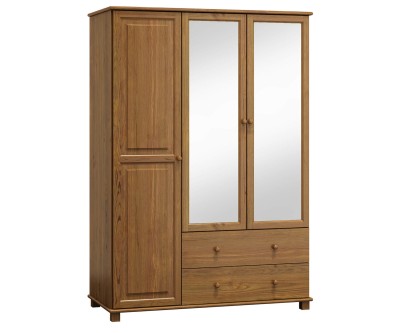 Szekrény 3Dc6, 133 széles, tölgy