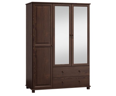 Szekrény 3Dc6, 133 széles, dió