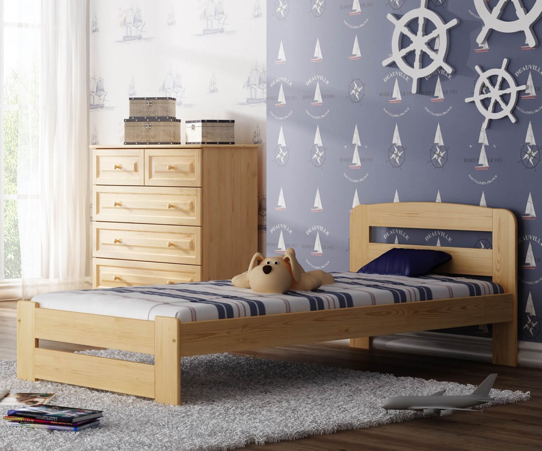 Fenyő ágy 90x200 Sasa fenyő