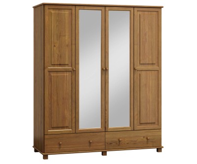 Szekrény 4Dc3, 180 széles, tölgy