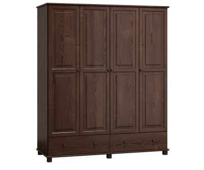 Szekrény 4Dc5, 160 széles, dió