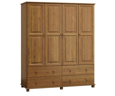 Szekrény 4Dc6, 160 széles, tölgy