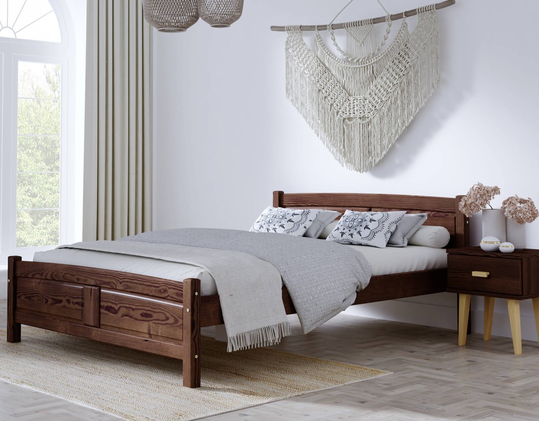 Fa ágy 120x200 Květa dió