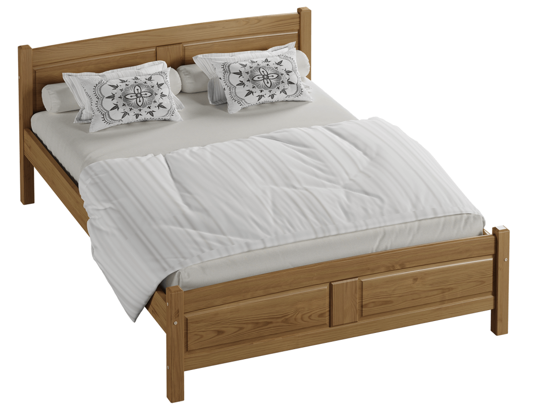 Fa ágy 120x200 Květa tölgy