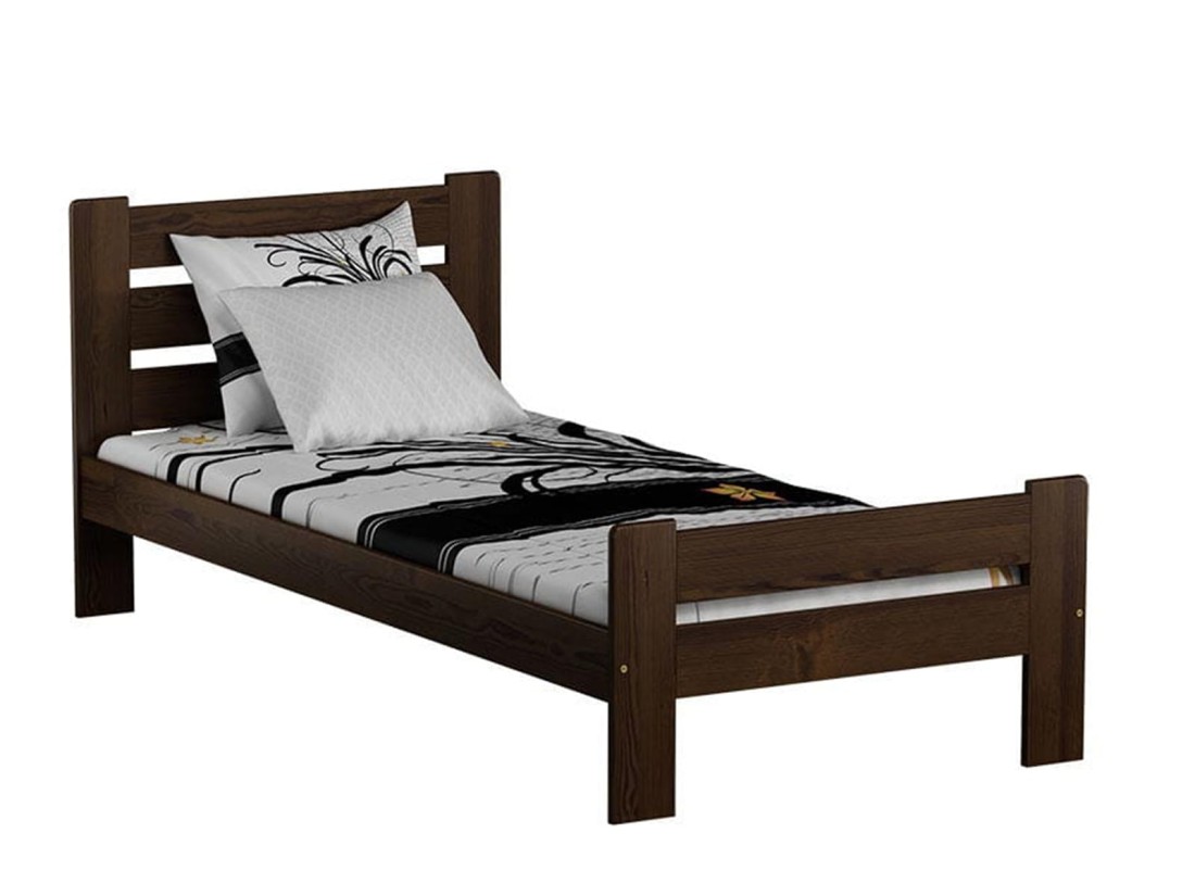 Fenyő ágy 90x200 Neli dió