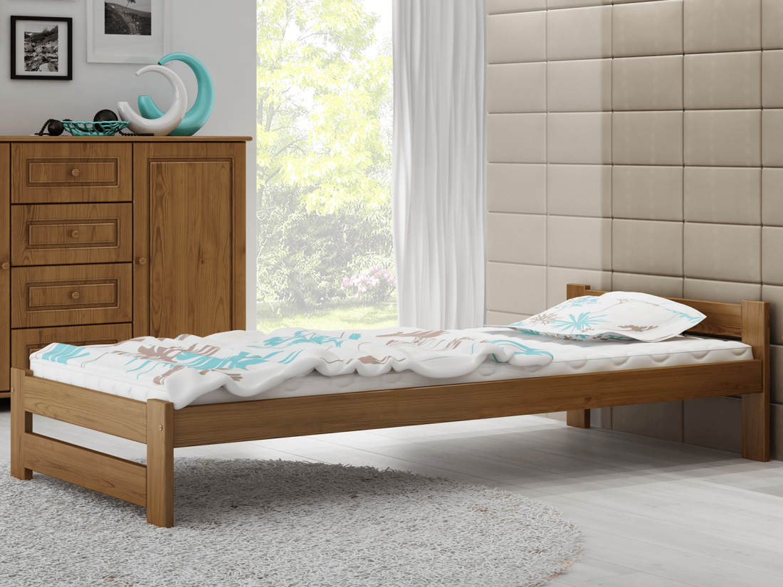 Fa ágy 90x200cm Ran VitBed tölgy