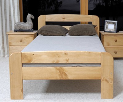 Fenyő ágy 90x200 Nastenka éger