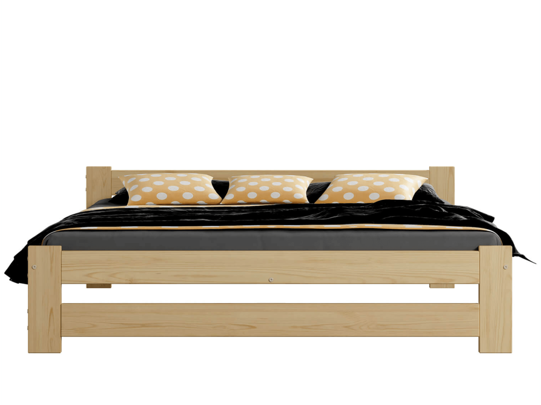 Fa ágy 140x200cm Ran VitBed fenyő + Matrac 140x200 Niobé