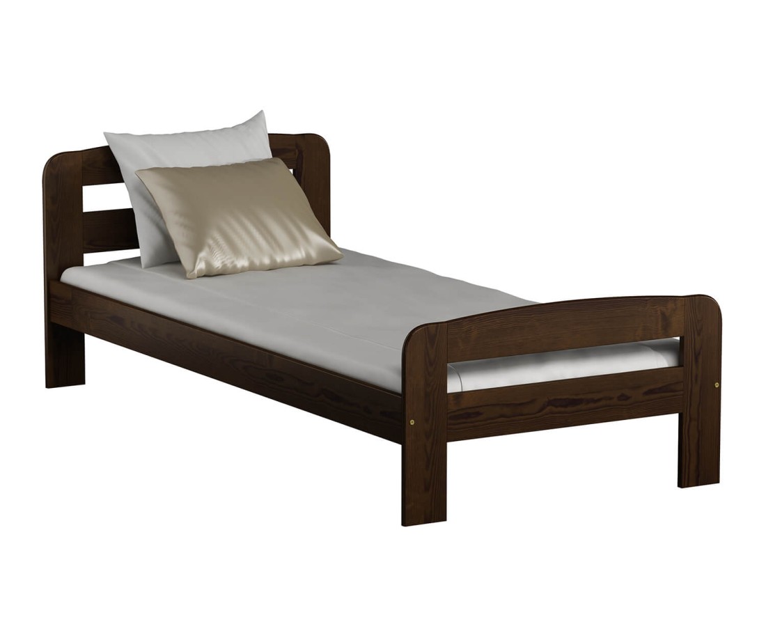 Fenyő ágy 90x200 Nastenka dió