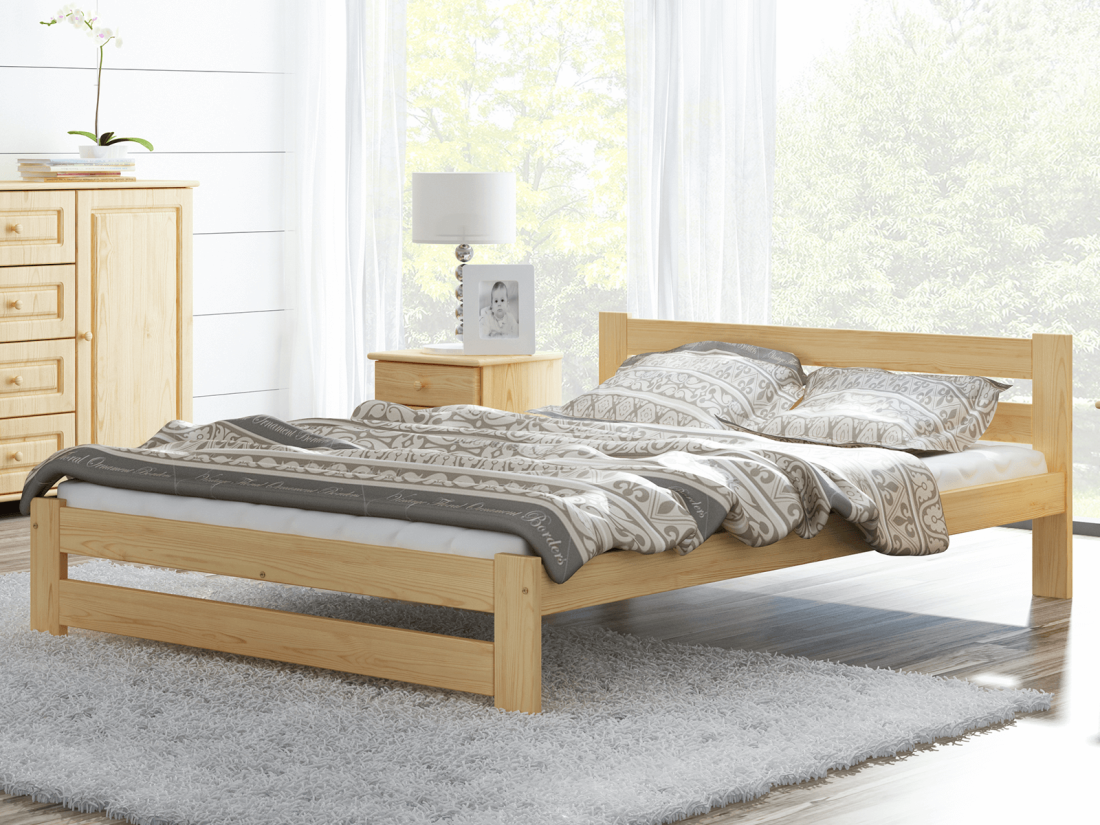 Fa ágy 120x200cm Eureka VitBed fenyő