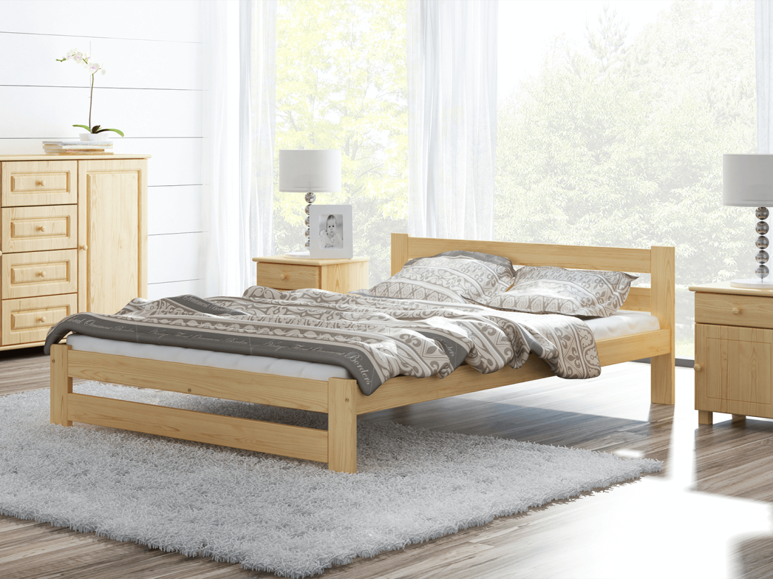 Fa ágy 180x200cm Eureka VitBed fenyő