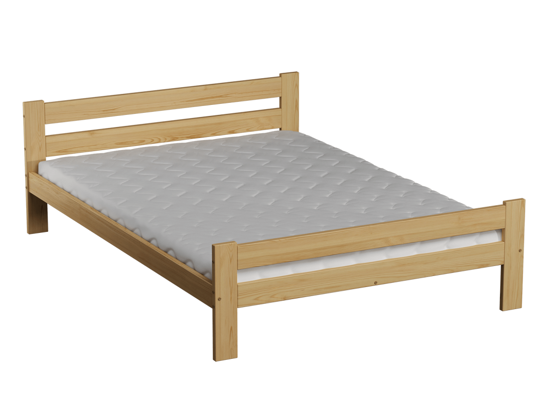 Fa ágy 160x200cm Kenta VitBed fenyő + Matrac 160x200cm Kassandra