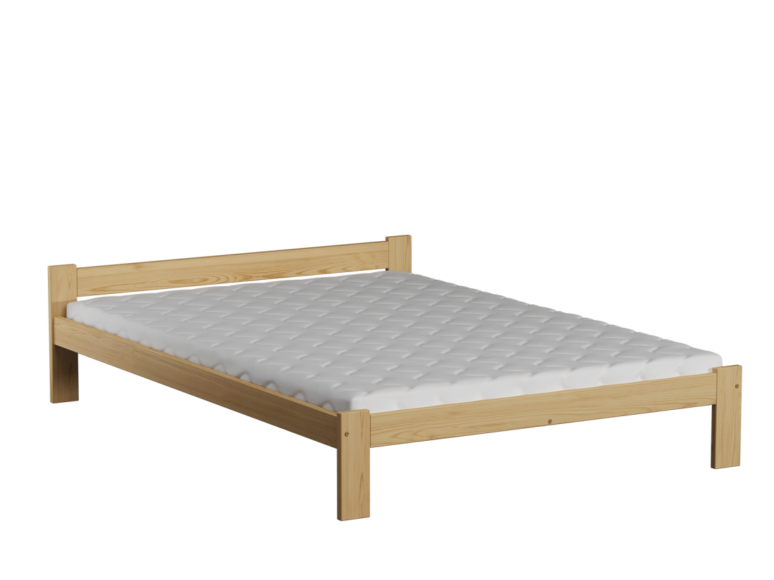 Fa ágy 120x200 Isao VitBed fenyő + Matrac 120x200 Heka