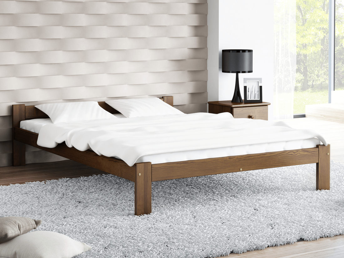 Fa ágy 160x200 Isao VitBed dió
