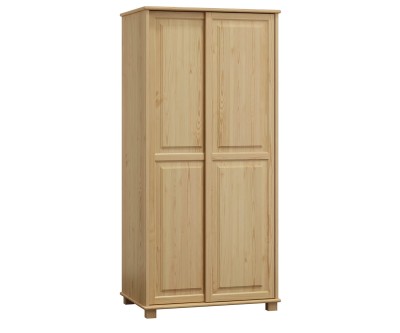 Fenyő szekrény 2Dc6, 80 széles akasztós