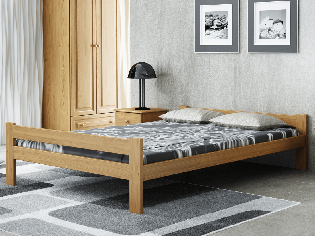 Fa ágy 120x200 Fumi VitBed tölgy