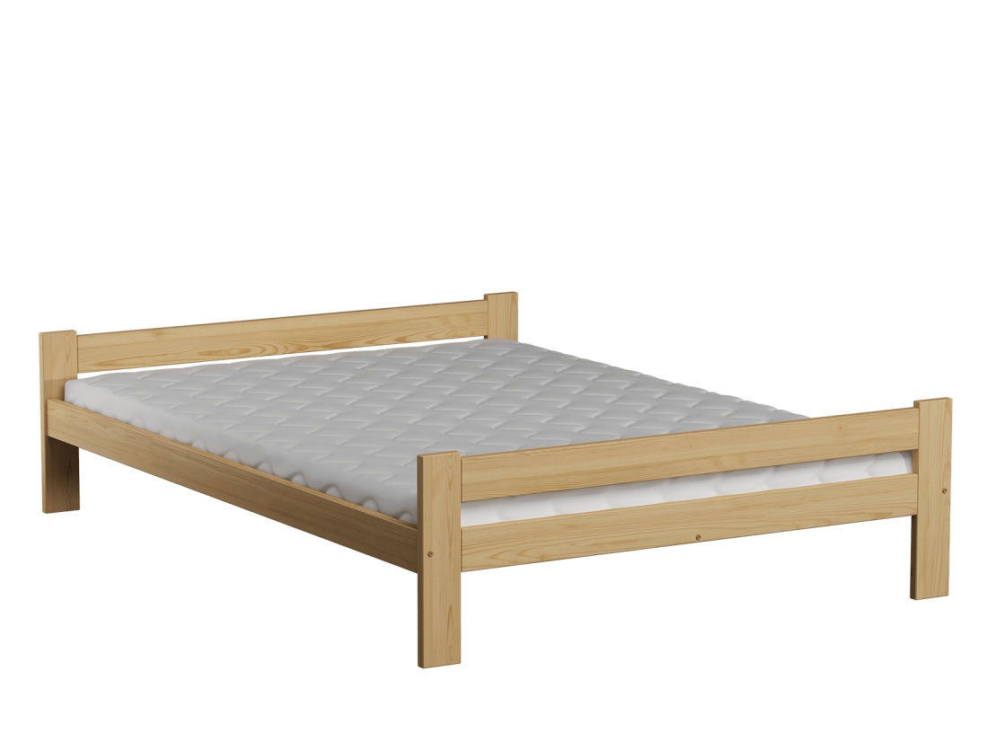 Fa ágy 120x200 Fumi VitBed fenyő + Matrac 120x200cm Kassandra