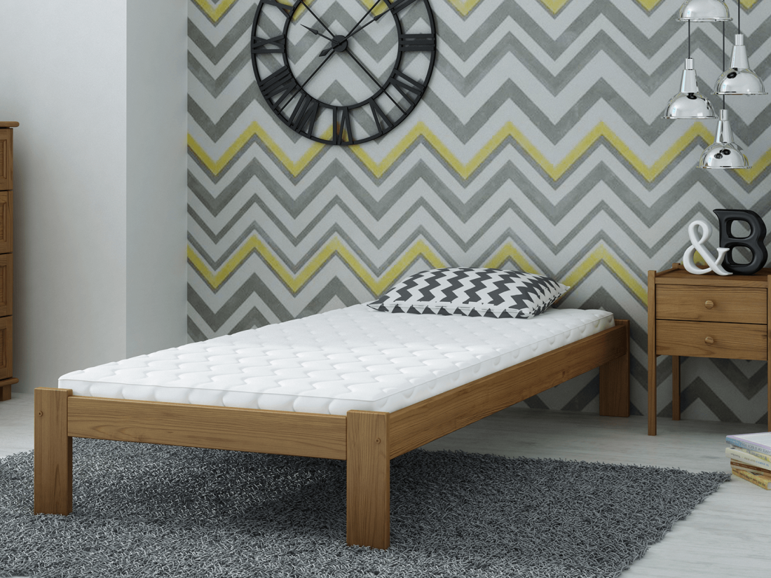 Fa ágy 90x200 VitBed Anzu tölgy