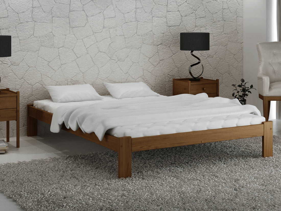 Fa ágy 160x200 VitBed Anzu tölgy