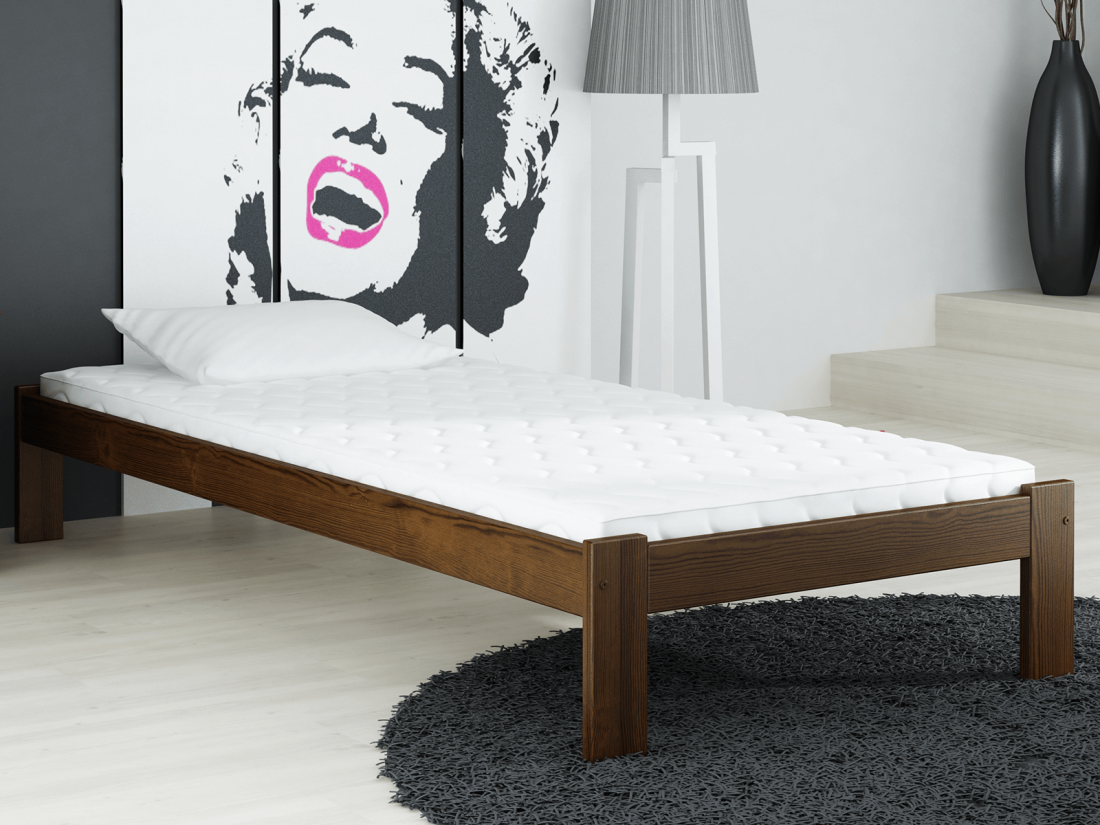 Anzu VitBed ágy dió 90x200cm + Matrac Karatos 90x200cm