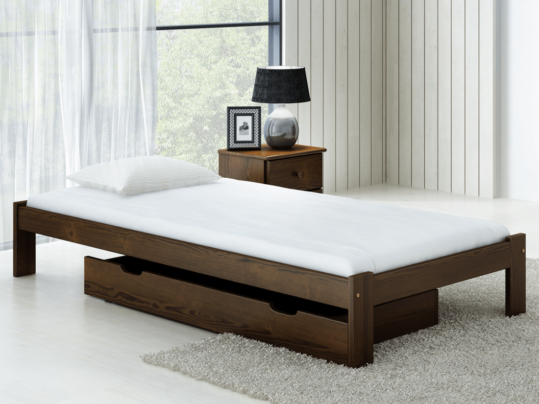 Anzu VitBed ágy dió 90x200cm + Matrac Karatos 90x200cm