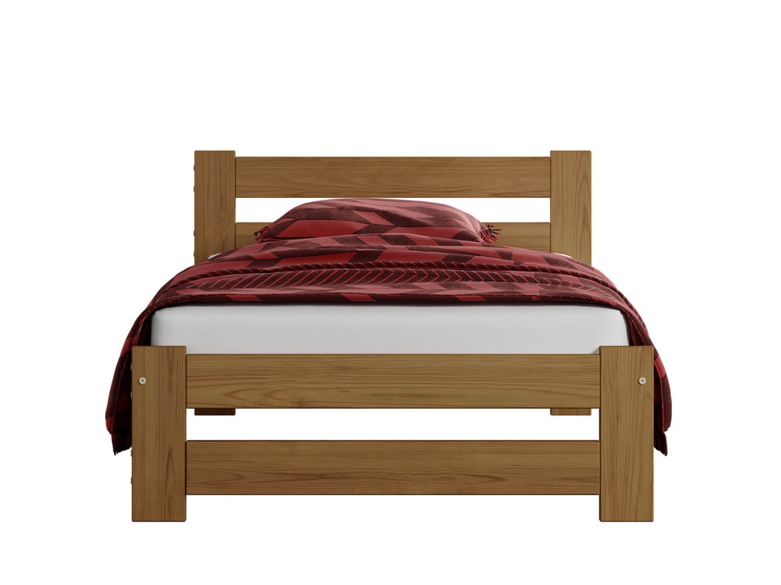 Fa ágy 90x200cm Eureka VitBed tölgy + matrac 90x200 Niobé