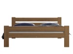 Fa ágy 140x200cm Kenta VitBed tölgy