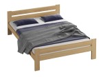 Fa ágy 160x200cm Kenta VitBed lakkozás nélkül