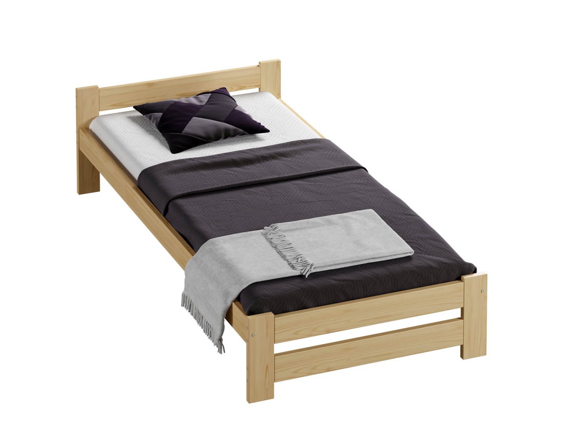 Fa ágy 90x200cm Ran VitBed fenyő  + Matrac 90x200 Niobé