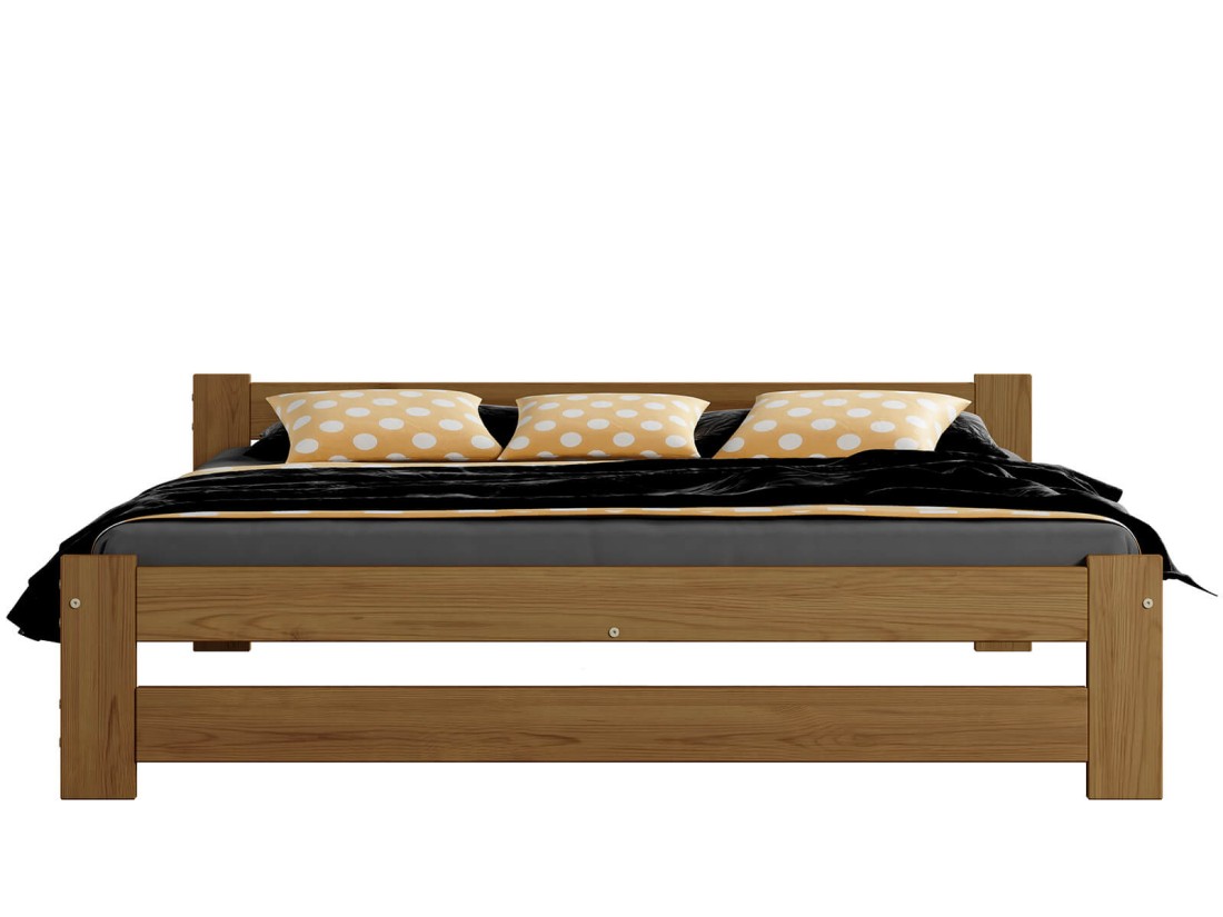 Fa ágy 140x200cm Ran VitBed  tölgy + Matrac 140x200 Niobé