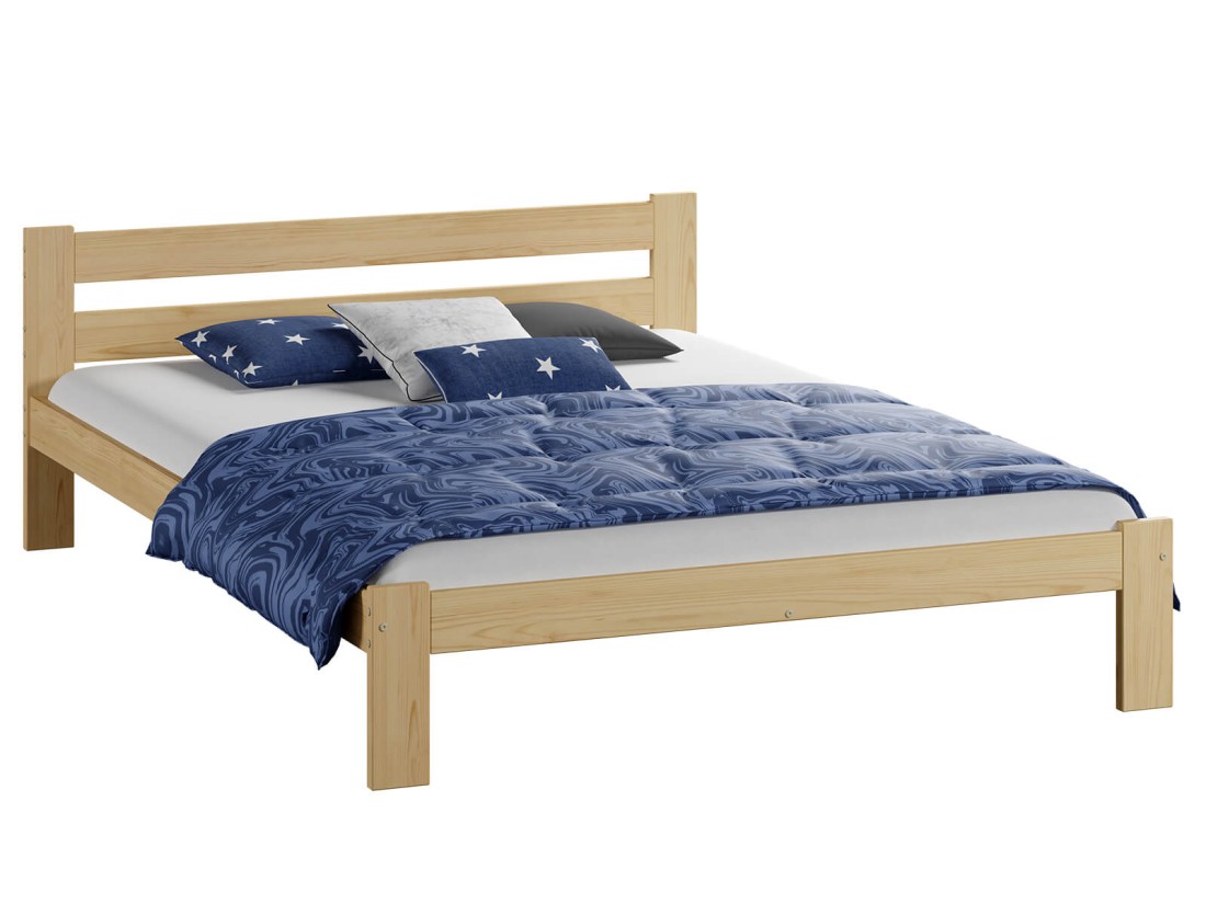 Fa ágy 140x200 VitBed Akio fenyő