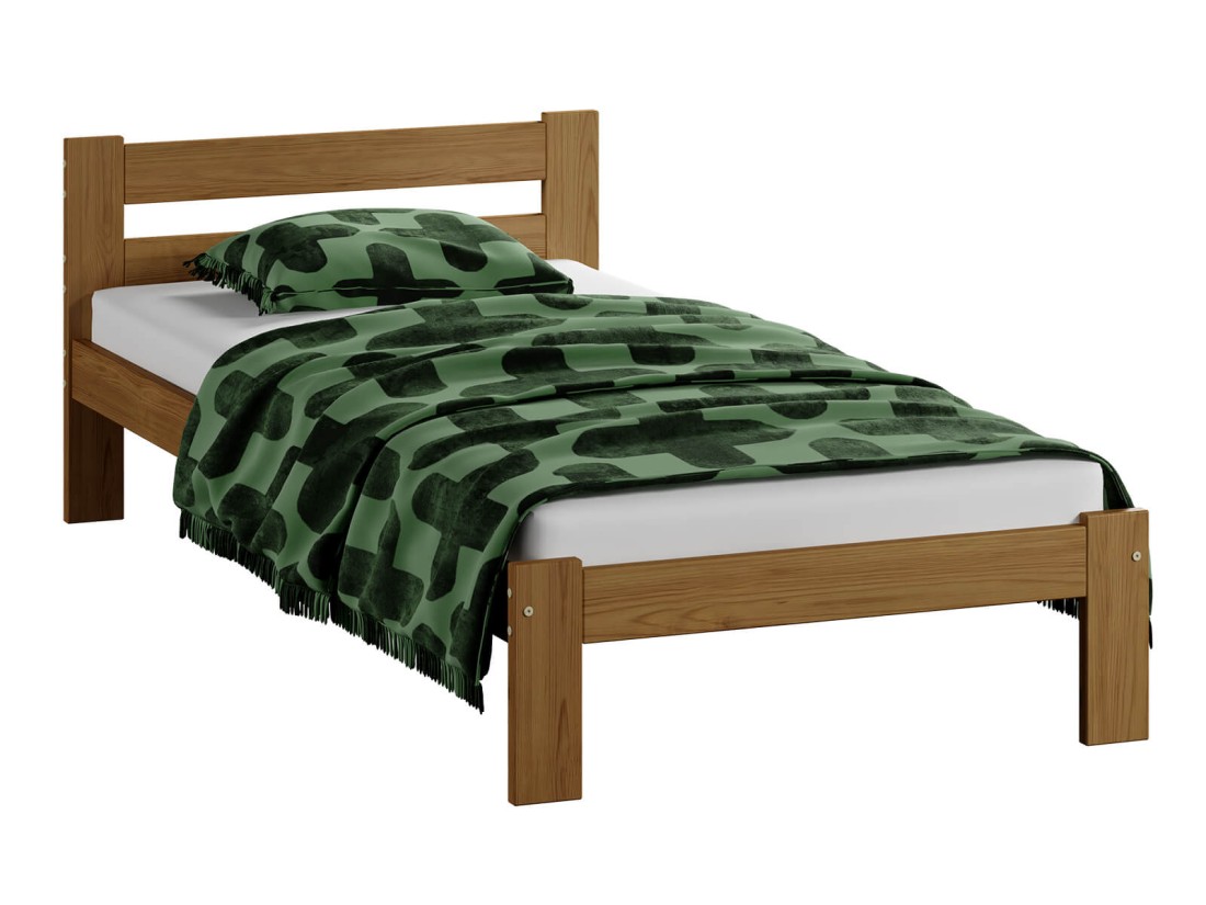 Fa ágy 90x200 VitBed Akio tölgy