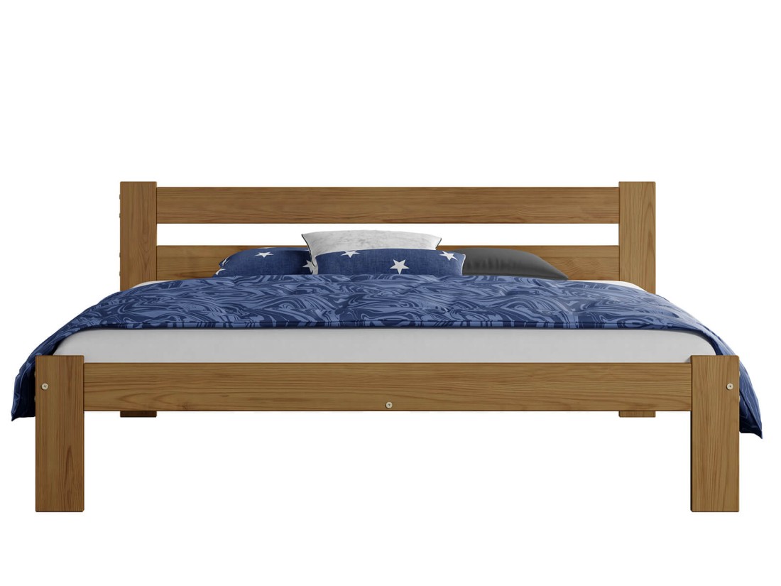 Fa ágy 140x200 VitBed Akio tölgy