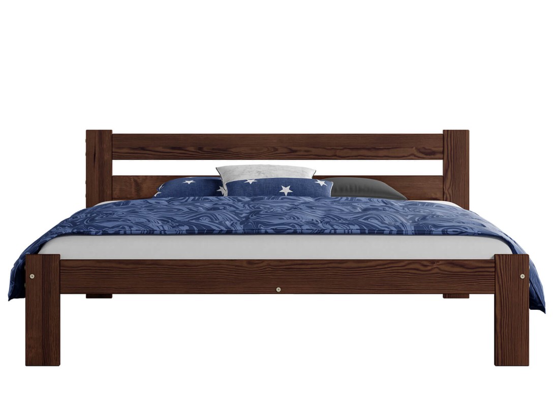 Fa ágy 120x200 VitBed Akio dió